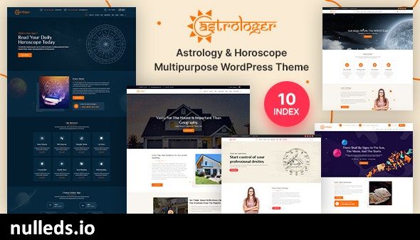 Horoscope and Astrology WordPress Theme