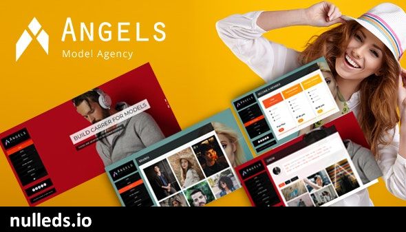 Angel - Fashion Model Agency WordPress CMS Theme