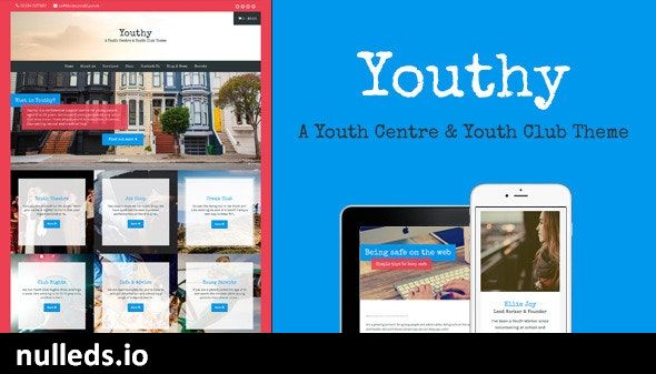 Youthy - A Youth Centre & Club Theme