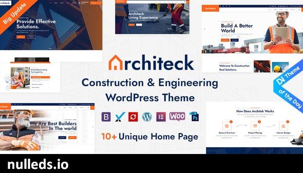 Architeck - Construction WordPress Theme