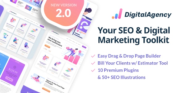 SEOWP (v2.4.0) SEO & Digital Marketing WordPress Theme Free Download