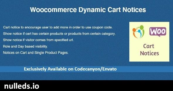 Woocommerce Dynamic Cart Notices