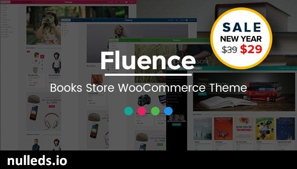 Fluence - Books Store Multipurpose Responsive WooCommerce WordPress Theme