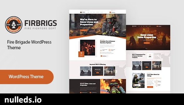 Firbrigs - Fire Department WordPress Theme