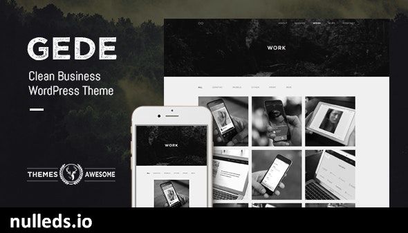 Gede - Clean Business WordPress Theme