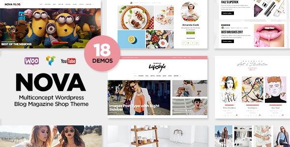 Nova - Multi-Concept Blog / Magazine WordPress Theme