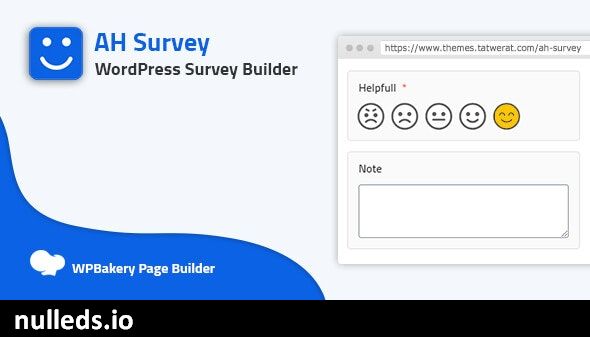 AH Survey - Survey Builder With Multiple Questions Types