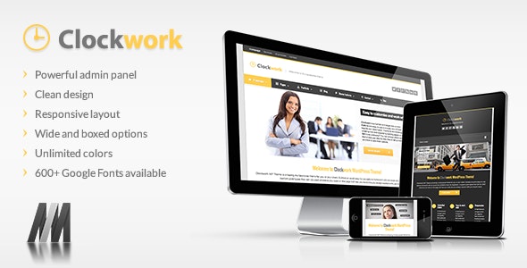 Clockwork WP - Responsive Business Theme