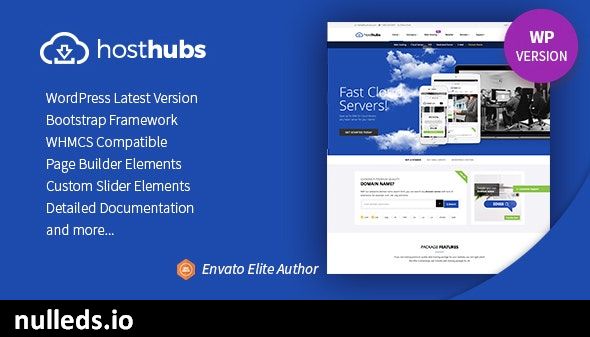 HostHubs | WHMCS Web Domain, Hosting WordPress Theme