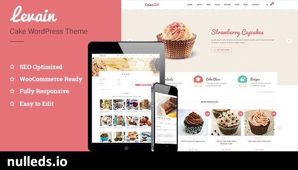 Levain | Cake WordPress Theme