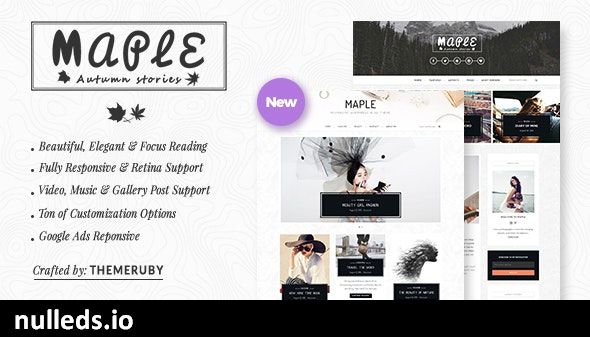 Maple - Responsive WordPress Blog Theme