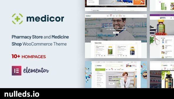 Medicor - Medical Clinic & Pharmacy WooCommerce WordPress Theme