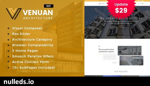 Venuan - Architecture Design WordPress Theme