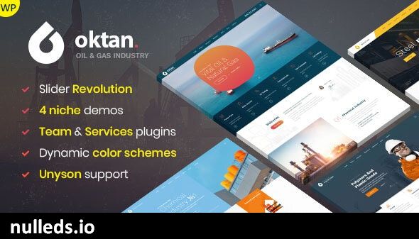 Oktan – Oil & Gas Industry WordPress Theme