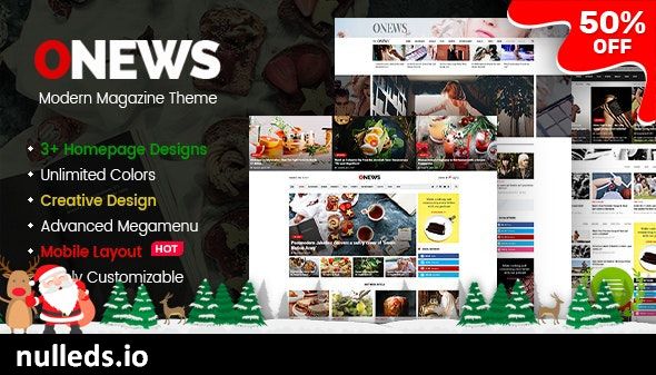 ONews - Modern Newspaper & Magazine Theme WordPress (Mobile Layout Ready)