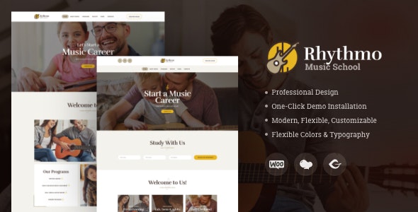 Rythmo | Arts & Music School WordPress Theme