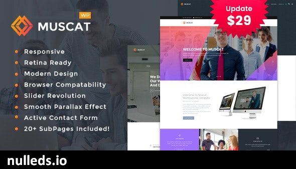 Muscat : Multipurpose WordPress Theme