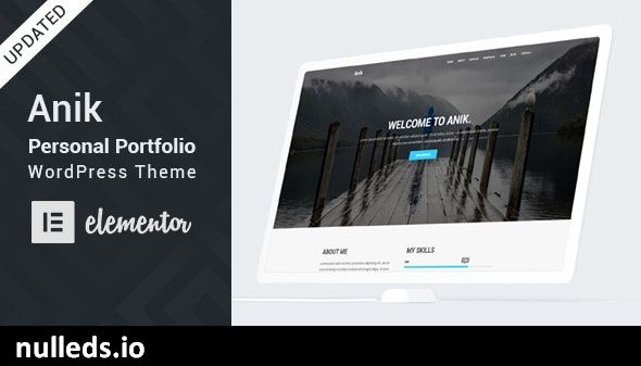 Anik - Personal Portfolio WordPress Theme