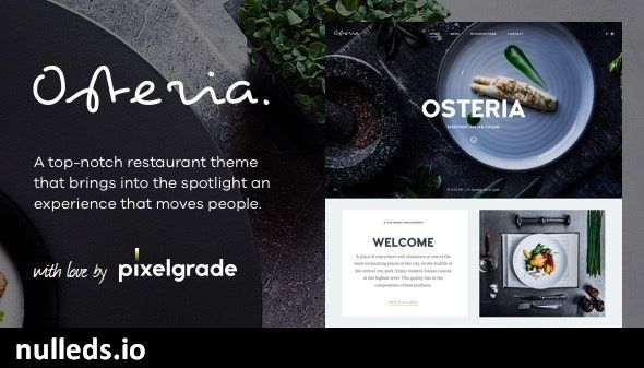 Osteria - An Engaging Restaurant WordPress Theme