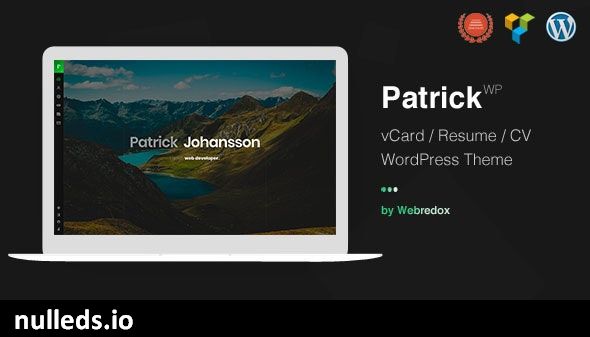 Patrick | vCard One Page WordPress Theme