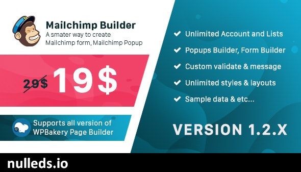 Mailchimp Builder - Addon WPBakery Page Builder (formerly Visual Composer)