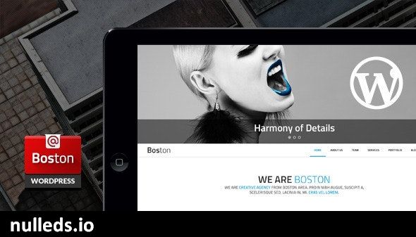 Boston - Corporate Parallax WordPress Theme