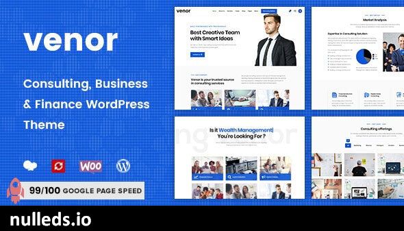 Venor - Business Consulting WordPress Theme