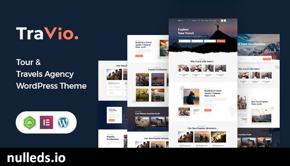 Travio – Travel Agencies WordPress Theme