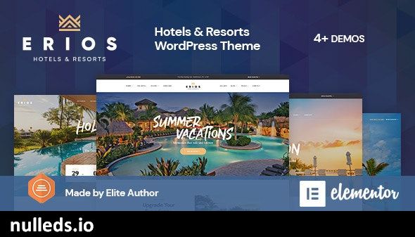 Resort & Hotel WordPress Theme | Erios