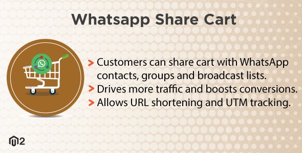 Magento 2 WhatsApp Share Cart