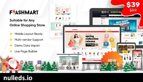 FlashMart - Multipurpose Elementor WooCommerce WordPress Theme (10+ Homepages & Mobile Layout Ready)