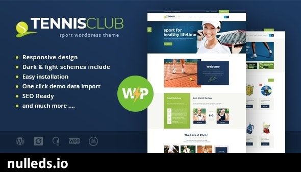 Tennis Club | Sports & Events WordPress Theme