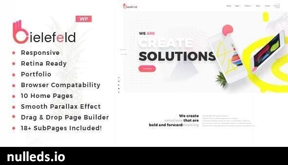 Bielefeld - Multipurpose Creative Portfolio WordPress Theme