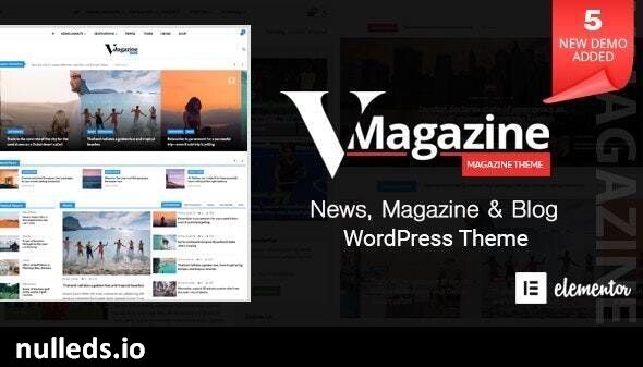 Vmagazine - Multi-Concept News WordPress Theme