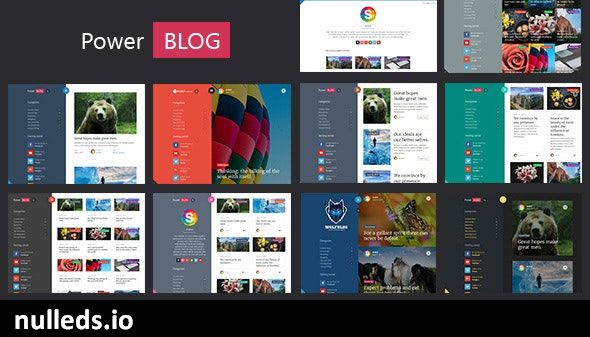 PowerBlog - Modern AJAX Blog Theme