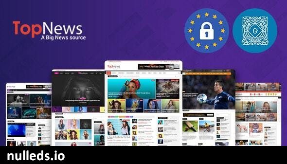 v3.3.9 TopNews - News Magazine Newspaper Blog Viral & Buzz WordPress Theme