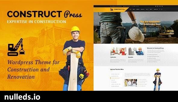 Construct Press - Construction and Renovation WordPress Theme