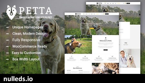 Petta - Premium Pet Care WordPress Theme