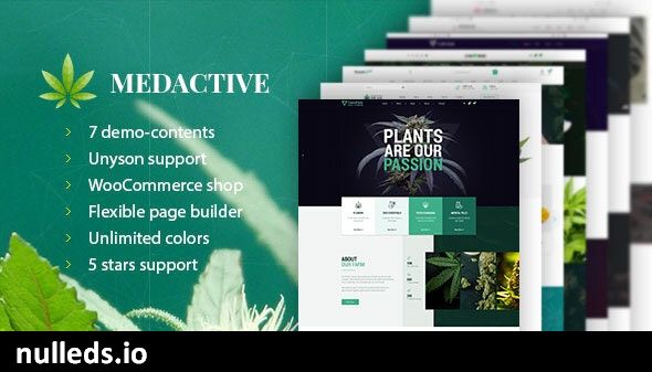 Medactive - Medical Marijuana Dispensary WordPress Theme