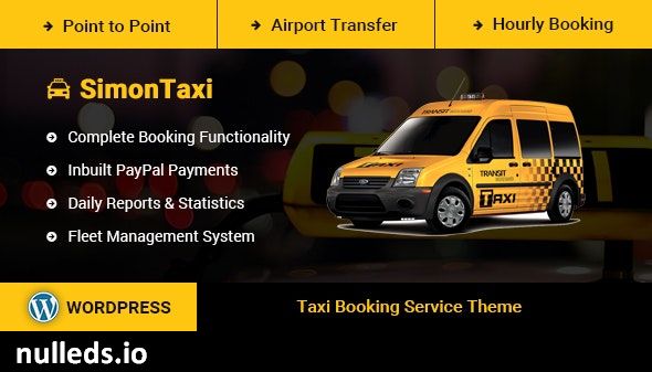 SimonTaxi - Taxi Booking WordPress Theme