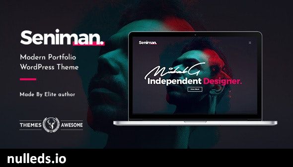 Seniman | Modern Portfolio WordPress Theme