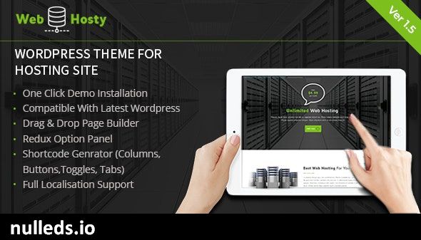 Web Hosting WordPress Theme