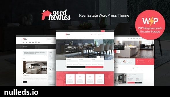 Good Homes | A Contemporary Real Estate WordPress Theme