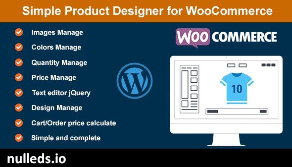 Simple Product Designer for WooCommerce