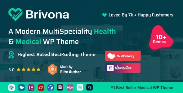 v5.5 Brivona - Medical, Health and Hospital WordPress Theme