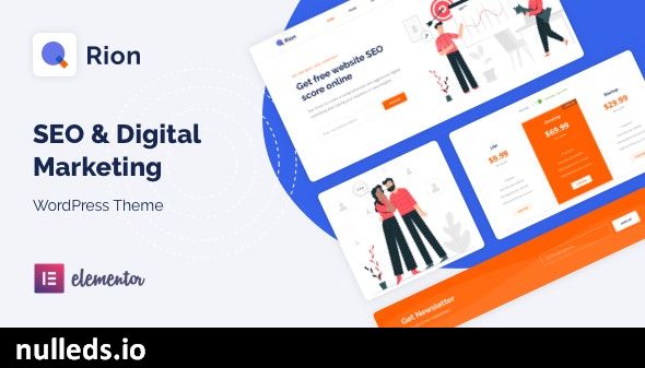 Qrion - SEO & Digital Marketing WordPress Theme