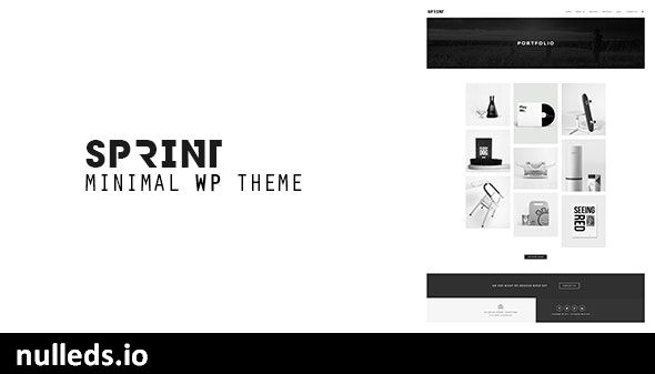 Sprint - Minimal WordPress Portfolio