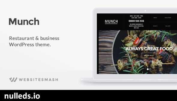 Munch - Restaurant & Business WordPress Theme