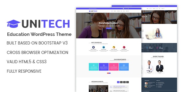 Unitech - Education WordPress Theme