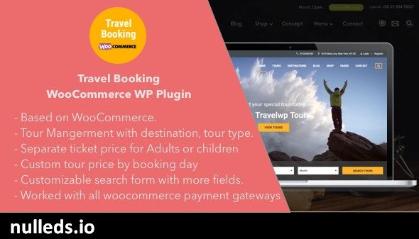 Travel Booking - Travel Booking WooCommerce WordPress Plugin